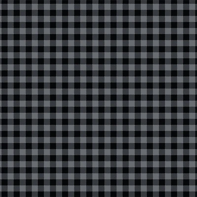 Eugene Textiles Gray Plaid Print Craft Fabric