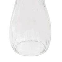 Textured Glass Mushroom Sculpture Set