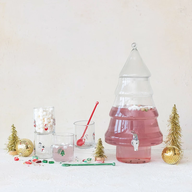 Hello Honey® 8qt. Clear Tree-Shaped Glass Beverage Dispenser