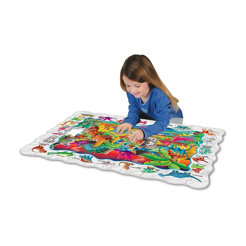 Puzzle Doubles! - Find It! Dino: 50 Pcs