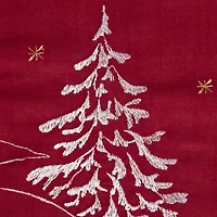 DII® 40" Embroidered Snowman Table Topper