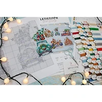 Letistitch Christmas Ornaments Counted Cross Stitch Kit