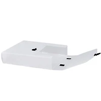 JAM Paper Clear Plastic Portfolio Vertical Briefcase with Handles