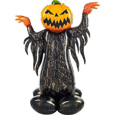 53" AirLoonz® Pumpkin Head Ghost Foil Balloon
