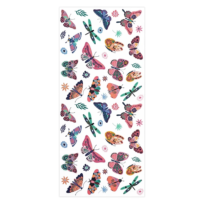 11.25" x 5" Butterflies Cold Transfer Sticker Wrap by Recollections™