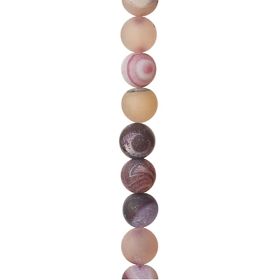 Purple Agate Round Beads, 10mm by Bead Landing™