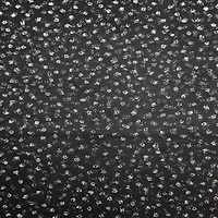 Feldman Black with Silver Glitter Dots Mesh