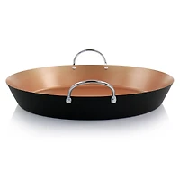 Oster Stonefire 16'' Copper Nonstick Carbon Steel Paella Pan