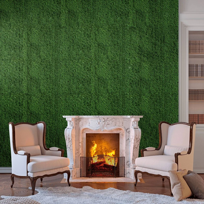GreenSmart Dekor Green Velvet Faux Green Plant Wall, 4ct.