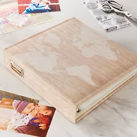 Beige Map D-Ring Mega Scrapbook Album by Recollections®