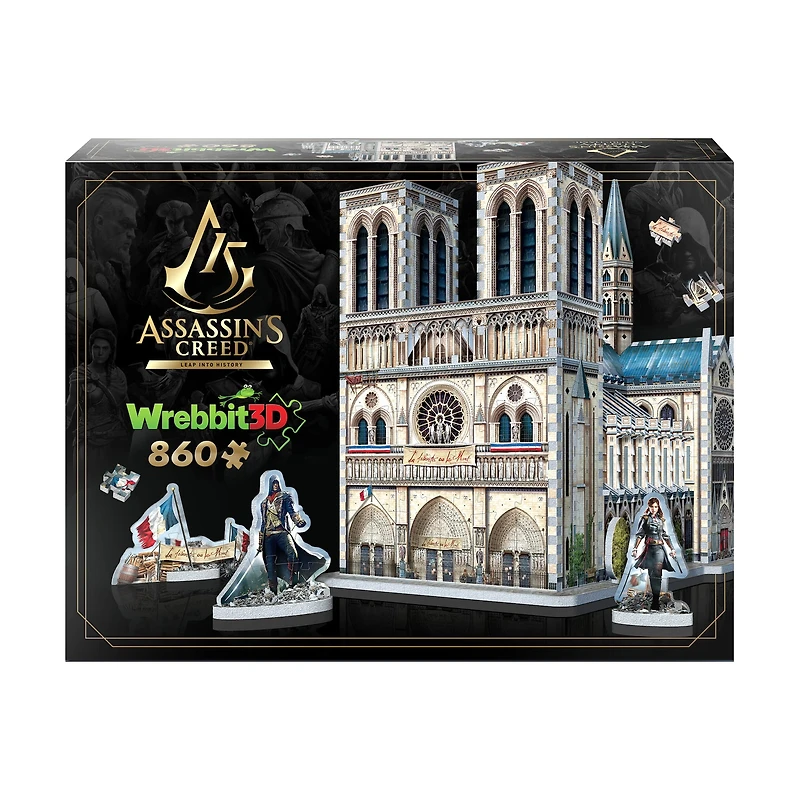 Assassin's Creed Unity - Notre-Dame 3D Puzzle: 860 Pcs