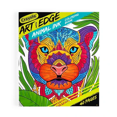 Crayola® Art With Edge Animal Ink Coloring Book