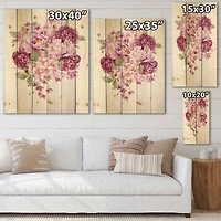 Designart - Pink Retro Flowers