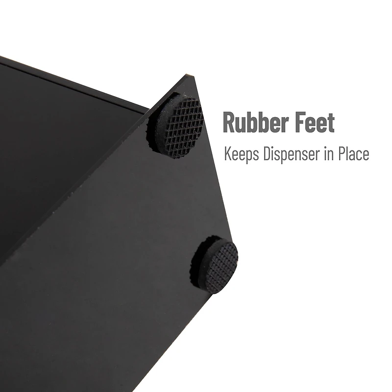 Mind Reader Foundation Collection Black Utensil Dispenser, 2ct.