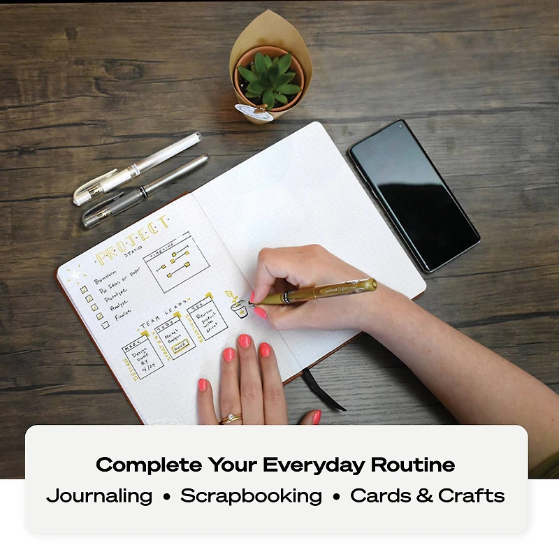 Uniball™ Gel Impact® 1mm Bold Metallic Gel Pens