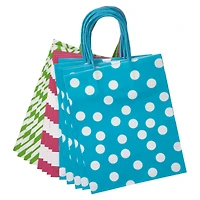 8 Packs: 13 ct. (104 total) Medium Bright Print Gift Bags by Celebrate It™