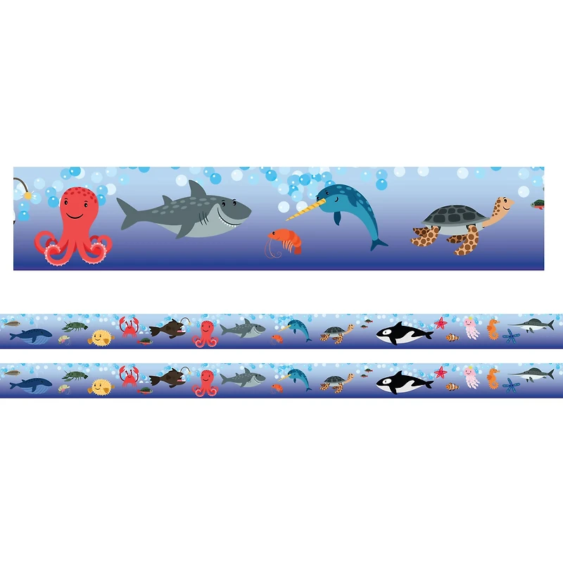 Charles Leonard Sea Life Theme Magnetic Border, 48ft.