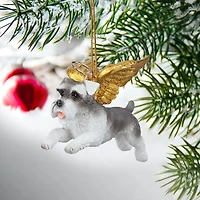 Design Toscano Honor the Pooch Mini Schnauzer Angel Ornament