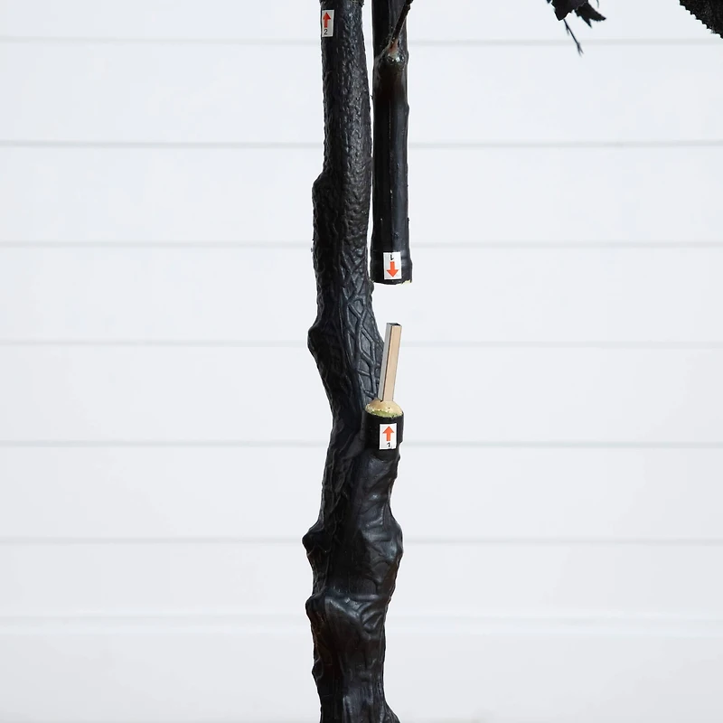 6ft. Artificial Halloween Black Maple Tree