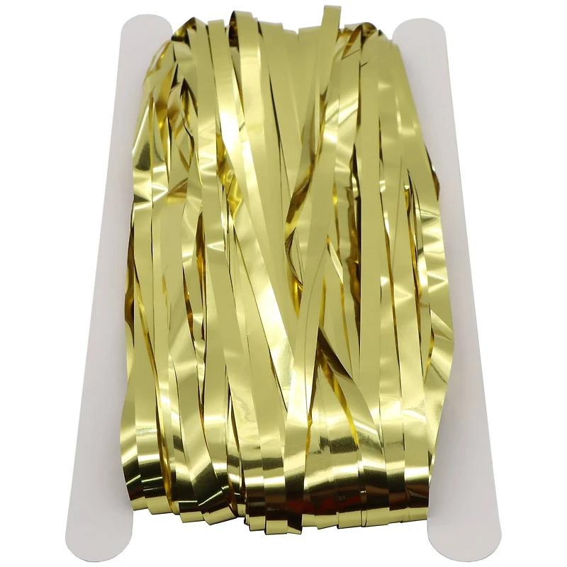 6.5ft. Gold Tinsel Curtain by Celebrate It™