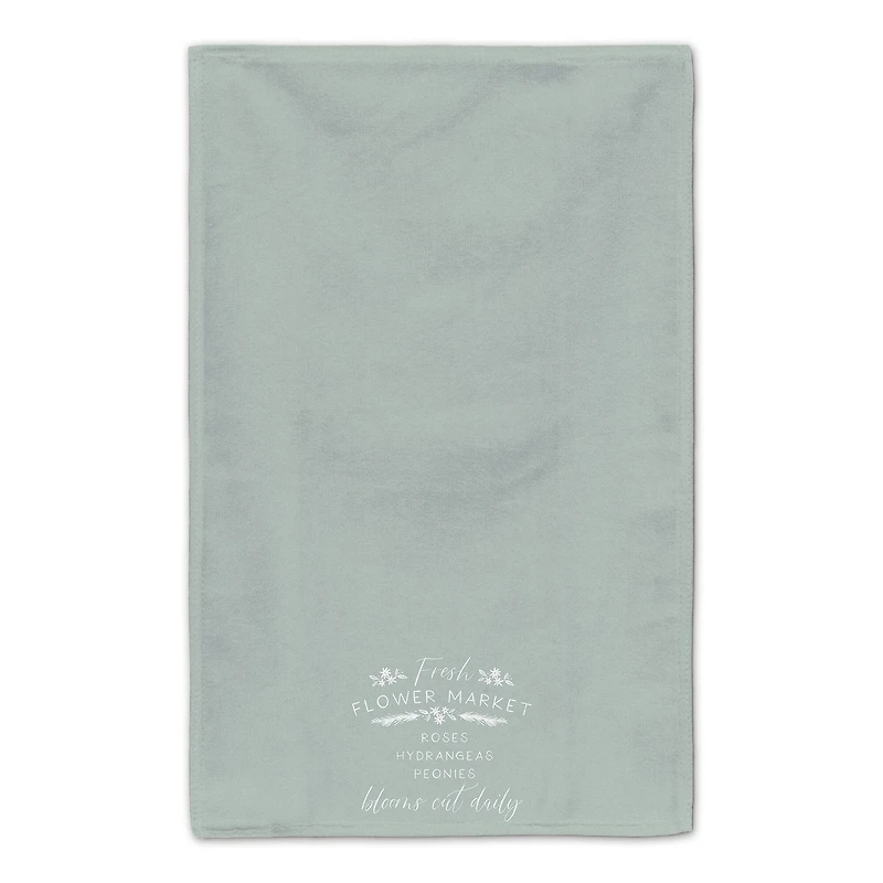 Mint Flower Market Tea Towel Set