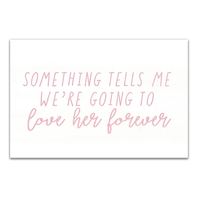 Love Her Forever 24" x 16" Canvas Wall Art