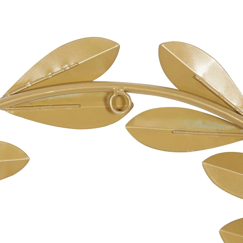 22" Green Coastal Metal Wall Décor