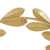 22" Green Coastal Metal Wall Décor