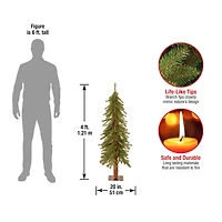 4ft. Unlit Hickory Cedar Artificial Christmas Tree
