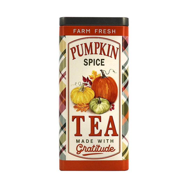 7.75" Pumpkin Spice Tea Tin Can by Ashland®