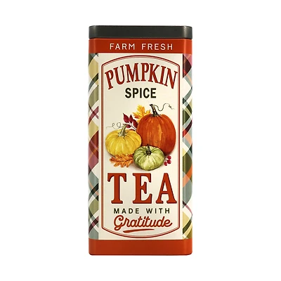 7.75" Pumpkin Spice Tea Tin Can by Ashland®