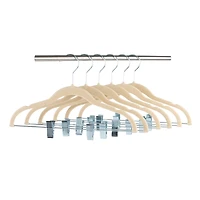 Simplify Ivory Children's Velvet Hangers, 6ct.