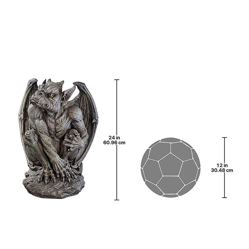 Design Toscano 24" Silas the Gargoyle Sentry Statue
