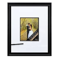 6 Pack: Black 8" x 10" Signature Frame with Mat by Studio Décor®