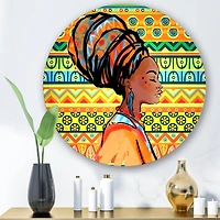 Designart - African American Woman with Turban III