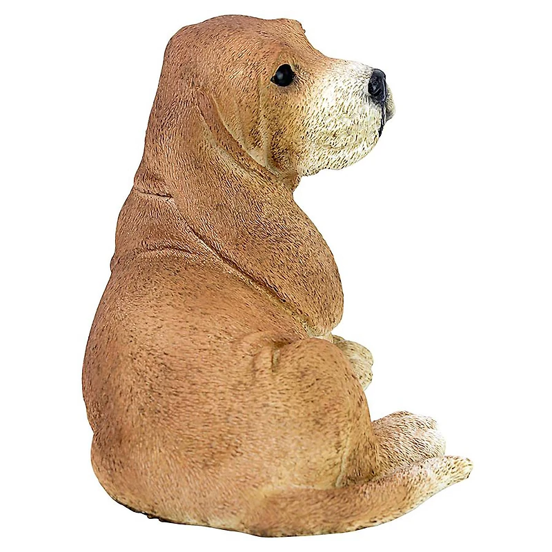 Design Toscano 9" Brown Basset Puppy Dog Statue