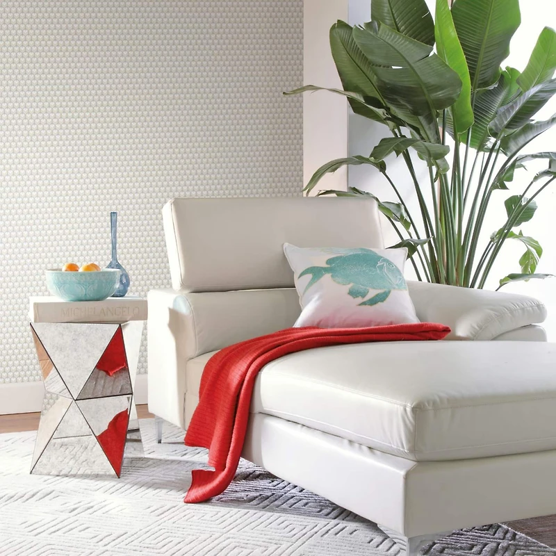 RoomMates 3D Petite Hexagons Peel & Stick Wallpaper