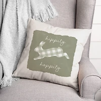Hippity Hoppity Pillow 2 18" x 18" Throw Pillow