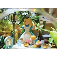 Wizardi Miniature Roombox Alice Forest Afternoon Tea Dollhouse Kit