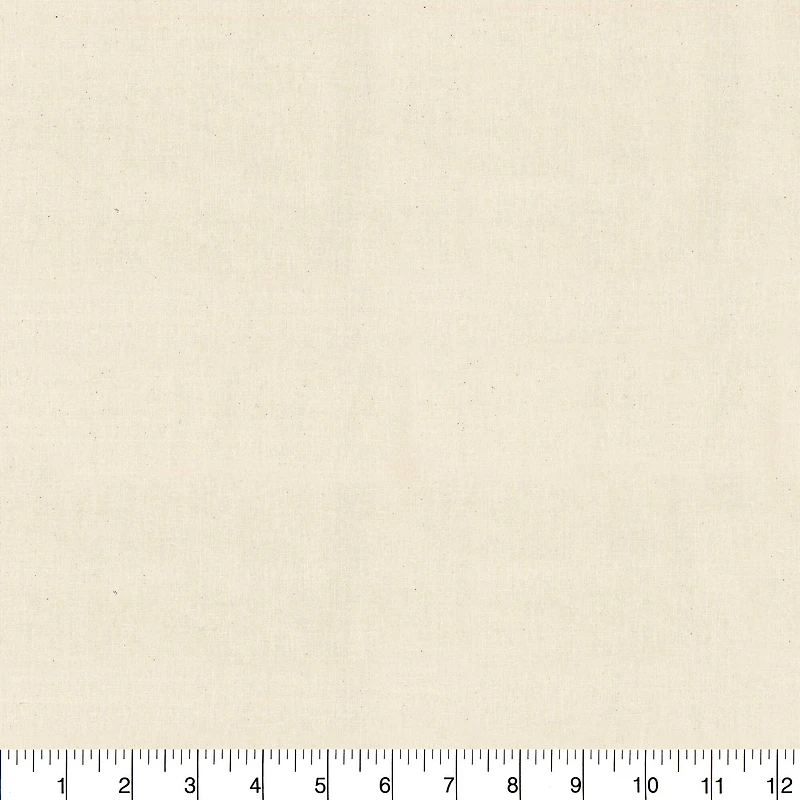 Fabric Traditions Off-White Unbleached Muslin Cotton Fabric