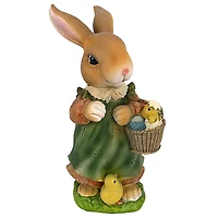 Design Toscano 12" Bunny Hop Lane Mother Rabbit Statue