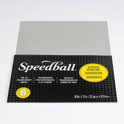 Speedball® 8.5" x 11" Screen Printing Ink Jet Transparency Sheets, 6ct.