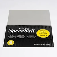 Speedball® 8.5" x 11" Screen Printing Ink Jet Transparency Sheets, 6ct.