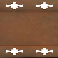 15" Red Rust Metal Tray Tabletop Décor by Ashland®