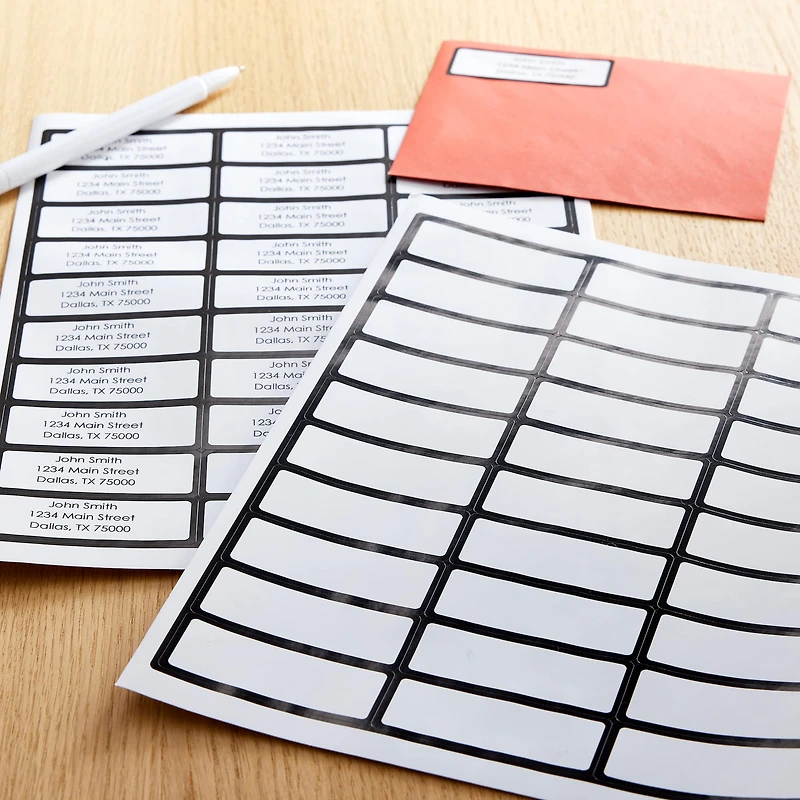 Black Border Address Label Stickers by Recollections™