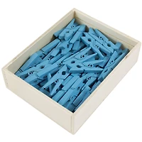 JAM Paper 1.125" Wood Clip Clothespins