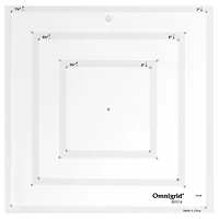 Omnigrid® Fussy Cut Square Quilting Template Set