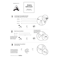 Art Alternatives Display Table Easel