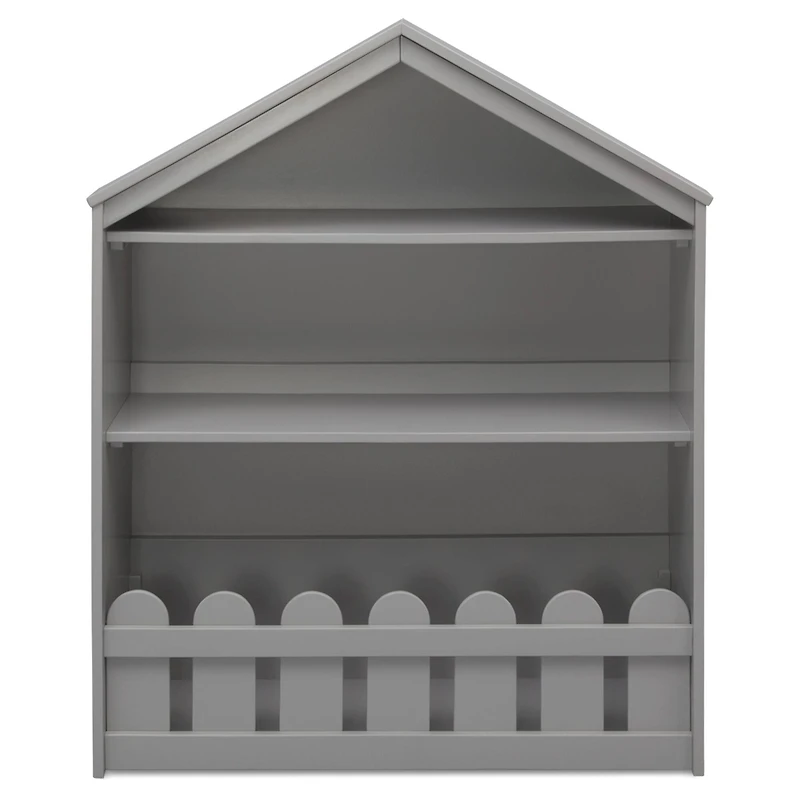 Delta Children Serta Gray Happy Home Storage Bookcase