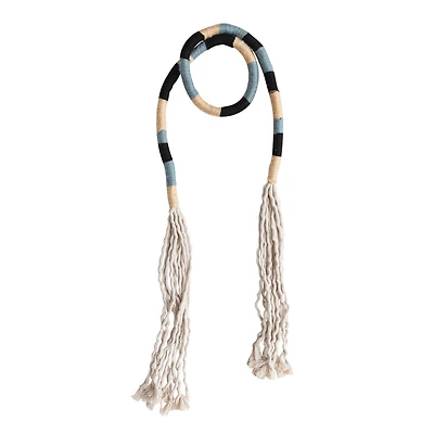 Hello Honey® 6ft. Multicolor Cotton & Wool Garland with Tassels